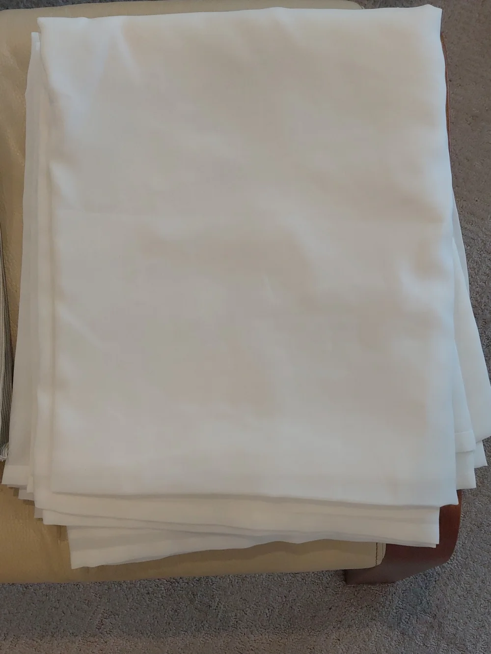 3 IKEA Hilja sheer curtain panels